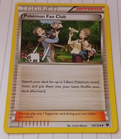 Pokemon Fan Club - 107/124 - Uncommon - Pokemon XY Fates Collide 2016 - Image 1