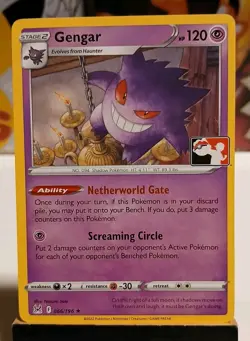 Gengar 066/196 Prize Pack Series Pokemon Play! Stamp Promo LP Condition k - Image 1