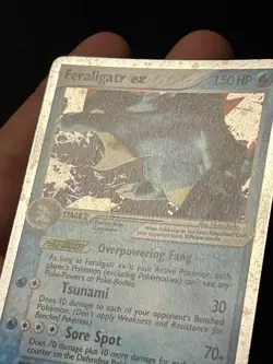 Feraligatr EX 103/115 EX Unseen Forces Holo Foil Near Mint Pokemon Card. - Image 4