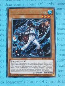 CHIM-EN009 Unchained Twins - Rakea Rare Yu-Gi-Oh Card 1st Edition New - Image 1