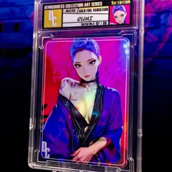 Rumi Waifu Card Encased #/99 Gold Demigoddess Collection SLAB ACG K-Pop Demon - Image 1