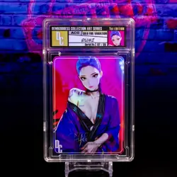 Rumi Waifu Card Encased #/99 Gold Demigoddess Collection SLAB ACG K-Pop Demon - Image 2