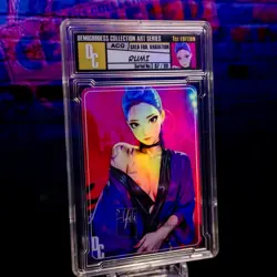 Rumi Waifu Card Encased #/99 Gold Demigoddess Collection SLAB ACG K-Pop Demon - Image 3