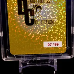 Rumi Waifu Card Encased #/99 Gold Demigoddess Collection SLAB ACG K-Pop Demon - Image 4