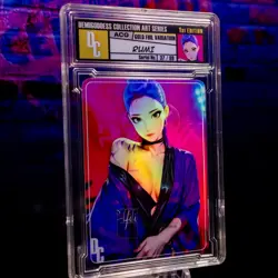 Rumi Waifu Card Encased #/99 Gold Demigoddess Collection SLAB ACG K-Pop Demon - Image 2