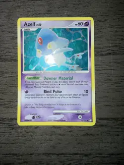 Azelf 4/123 Holo Rare 2007 Mysterious Treasures Pokemon Card MP - Image 1