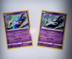 TWO Pokemon Latios Holo Rare Card 41/73 Shining Legends Series - Image 1