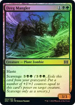 Dreg Mangler Double Masters 2022 MTG MAGIC CREATURE PLANT ZOMBIE FOIL - Image 1