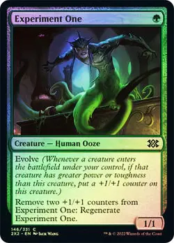 Experiment One Double Masters 2022 MTG MAGIC CREATURE HUMAN OOZE FOIL - Image 1