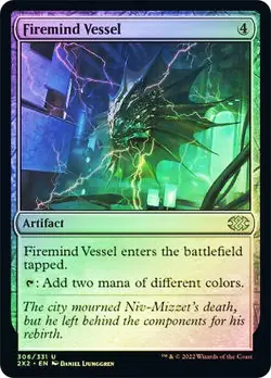Firemind Vessel Double Masters 2022 MTG MAGIC ARTIFACT FOIL - Image 1