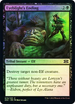 Eyeblight's Ending Double Masters 2022 MTG MAGIC TRIBAL INSTANT ELF FOIL - Image 1