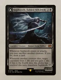 MTG - Sephiroth, Fabled SOLDIER - FINAL FANTASY (FIN) M0115 Non-Foil - Image 1