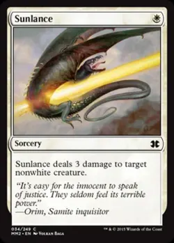 Sunlance -Foil Medium Play MTG Modern Masters 2015 - Image 1