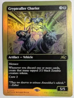 Cryptcaller Chariot First-Place Foil x1 Aetherdrift Magic the Gathering MTG LP/N - Image 1