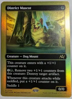 District Mascot First-Place Foil x1 Aetherdrift Magic the Gathering MTG LP/NM - Image 1