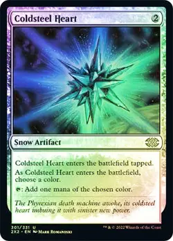 Coldsteel Heart Double Masters 2022 MTG MAGIC SNOW ARTIFACT FOIL - Image 1