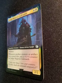 MTG - Judge Magister Gabranth (Extended Art Foil) FIN 0495 - Near Mint - Image 3