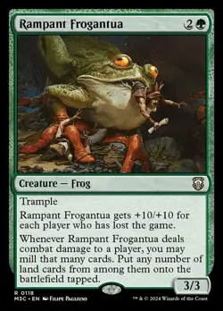 Rampant Frogantua, Commander: Modern Horizons 3, Near Mint x 1 MTG - Image 1