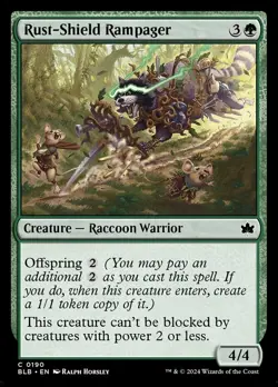 Rust-Shield Rampager - Foil, Bloomburrow, Near Mint x 1 MTG - Image 1