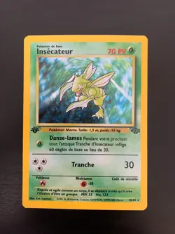 Carte Pokemon : Insecateur 10/64 Edition 1 Jungle Wizards Francaise - Image 1