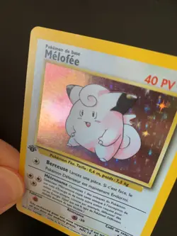 Carte Pokemon : Melofee 5/102 Edition 1 Set de Base Wizards Francaise - Image 2