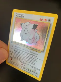 Carte Pokemon : Melofee 5/102 Edition 1 Set de Base Wizards Francaise - Image 3