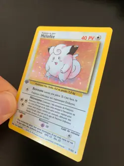 Carte Pokemon : Melofee 5/102 Edition 1 Set de Base Wizards Francaise - Image 4