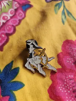 Arceus Mythical 20th Anniversary Pokemon Pin Badge Metal Enamel 2016 Generations - Image 1