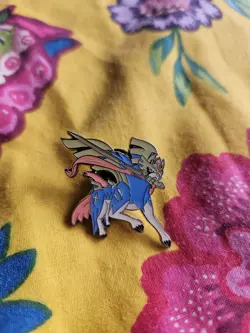 Pokemon Pin Badge - Zacian From True Steel Collection Box (Official Pokemon Pin) - Image 1