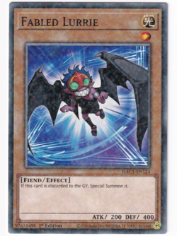 Fabled Lurrie - (HAC1-EN124 - 1st Ed - Duel Terminal Rare) - NM - Yugioh - Image 1