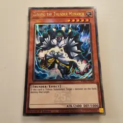 Zaborg the Thunder Monarch - RA04 - Quarter Century Rare - Yugioh Euro - Image 1