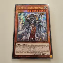 Ehther The Heavenly Monarch - RA04 - Quarter Century Rare - Yugioh Euro - Image 1