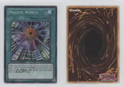 Malefic World YuGiOh 3D Bonds Beyond Time Movie Pack Limited Edition Promo 1u6 - Image 3