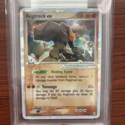2004 POKEMON EX HIDDEN LEGENDS #98 REGIROCK EX-HOLO PSA 10 - Image 2