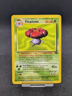 Vileplume 31/64 Non Holo Jungle Set Rare Pokemon Card WOTC NM - Image 1