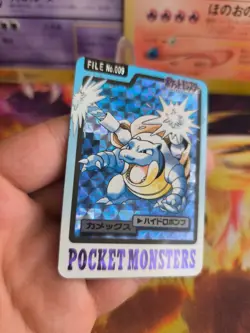 Pokemon Karte Card japanese carddass Pocket monsters 1997 Blastoise Turtok NM- - Image 4