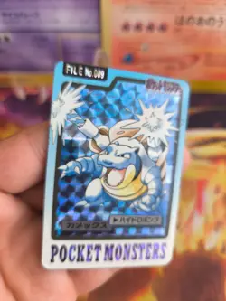 Pokemon Karte Card japanese carddass Pocket monsters 1997 Blastoise Turtok NM- - Image 5
