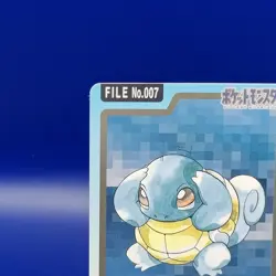 Squirtle No. 007 Carddass File Pocket Monsters Japanese Pokemon Card 1997 - Image 4