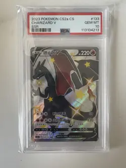 PSA 10 GEM MINT Charizard V Shiny CS2a SSR 133 Pokemon - Image 1