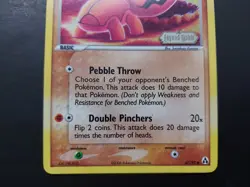Pokemon - Trapinch 67/92 Common Reverse Holo Ex Legend Maker with Swirl - Image 3