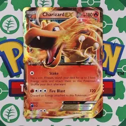 Charizard EX 11/106 XY - Flashfire Holo NM Pokemon Card English - Image 1