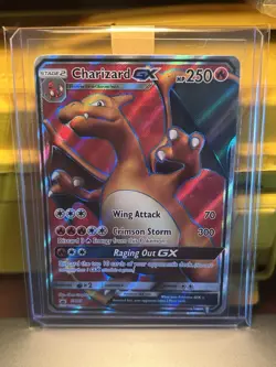 Full Art Charizard GX SM60 Sm Holo Pokemon Card - Image 1