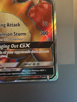 Full Art Charizard GX SM60 Sm Holo Pokemon Card - Image 4