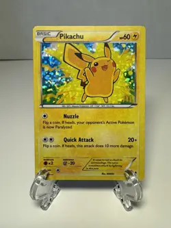Pokemon TCG 2014 McDonald’s Promo Pikachu (MCD14) 5/12 Reverse Holo LP - Image 1