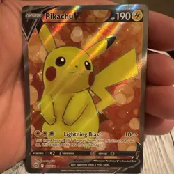 Pikachu V (Full Art) 157/172 Swsh09: Brilliant Stars Holo Rare Pokemon NM-MINT - Image 1