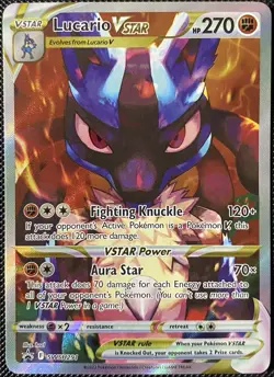 Lucario VSTAR SWSH291 SWSH: Sword & Shield Promo Cards Holo - Pokemon Card - Image 1
