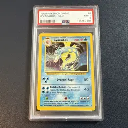 1999 Pokemon Base Set Gyarados #6 English Holo Rare 6/102 - PSA 9 MINT - Image 1