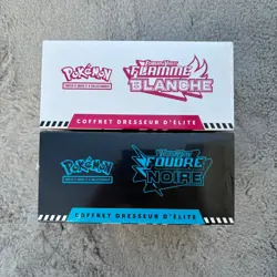 Pokemon Duo ETB EV 10.5 Flamme Blanche + Foudre Noire FR Neuf Scelle - Ship 24h - Image 4