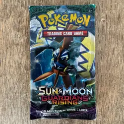 Pokemon Sun & Moon: Guardians Rising (Tapu Koko Art) Booster Pack - New Sealed - Image 1