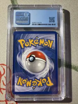 Pokemon TCG Kakuna Card Base Set Unlimited Uncommon Card 33/102 CGC 9 - Image 2